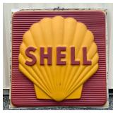 Emb. Shell Oil Lexan Sign, 72×72 Inches