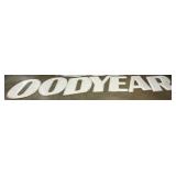 Porc. Goodyear Letters with Missing ‘G,’ 26×24 Inches