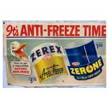 Du Pont Zerex and Zerone Anti-Freeze Banner, 42×26
