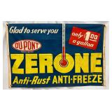 Du Pont Zerone Anti-Freeze Banner, 36×22 Inches
