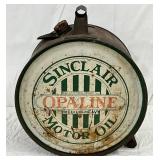 Sinclair Opaline Motor Oil 14-Inch Rocker Can with Handle