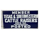SSP Texas & Southwestern Cattle Raisers Ass’n, Inc. Sign, 20×20 