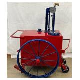 Early Restored Standard Oil Company Pump by Phillips Pump & Tank Co., 32×40 