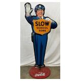 Coca-Cola Die Cut Sidewalk Contemporary Sign, 29in x 66in