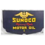 DS Sunoco Cardboard Radiator Guard with Mercury Made and Blue Sunoco Logos