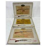 (3) Remington Cardboard Gun Advertisements Featuring Historic Models, 17×14 