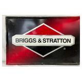 Emb. Briggs & Stratton Metal Sign, 36in x 24in