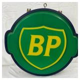  ‘BP’ Light-up Lexan Can Sign, 28in x 26in