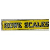 SSP ‘Howe Scales’ Advertising Sign, 45 x 9 Inches