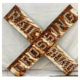 Cat Eye Railroad Crossing Sign, 48in x 48in, Heavy Metal