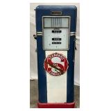 Early Bowser Gas Pump with Standard Oil Company Emblem
