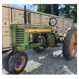 Early Tractor with Steel Spoked Wheels