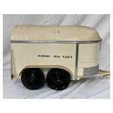 Running Iron Ranch Horse Trailer with Dual Axle 