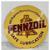 DSP Pennzoil Sign, Contemporary, 21 inches