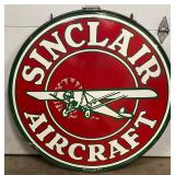 DS Porc. Sinclair Aircraft Sign with Ring,  48 inches