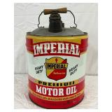 Early 5g. Imperial Refineries Heavy Duty Motor Oil Can