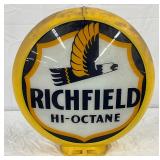 Richfield Hi-Octane Plastic Gas Pump Globe, 16in Diameter