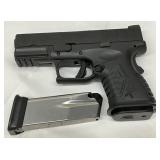 polymer frame with textured grip, fiber-optic front sight, and an accessory rail polymer frame with textured grip, fiber-optic front sight, and an accessory rail