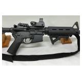 6-inch barrel with a flash hider. Includes flip-up iron sights, a mounted red dot sight 6-inch barrel with a flash hider. Includes flip-up iron sights, a mounted red dot sight