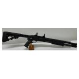 Picatinny rail and flip-up iron sights Picatinny rail and flip-up iron sights