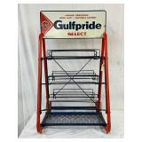 GULFPRIDE OIL CAN STORE DISPLAY 
