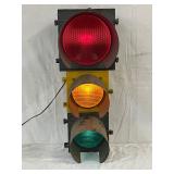 Eagle Signal Co. 3-Light Traffic Signal, 34in Tall