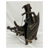 A.W. Johnson’s Eversharp Slicing Machine, Patented 1903-1905, Cast Iron, 24in x 21in