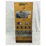 Mid-20th Century Metal Cigarette Dispenser, 15in x 34in