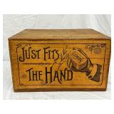 EARLY UNUSUAL WOODEN SOAP BOX 