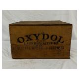 Wooden Oxydol Advertising Crate, 17in x 19in, WM Waltke & Co