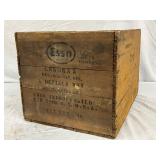 Esso Wooden Box for Refined Wax, 18in x 14in