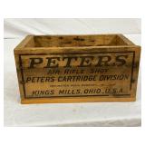 Wooden Peters Cartridge Division Air Rifle Shot Box, 9in x 6in