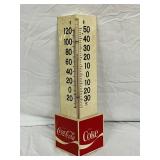 Plastic Coca-Cola Thermometer, 15in x 6in