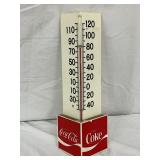 Plastic Coca-Cola Thermometer, 15in x 6in