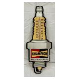 Plastic Champion Spark Plug Thermometer, 21in x 8in