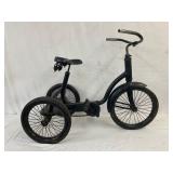 Black Metal Junior Tricycle with Solid Rubber Tires, 41×30
