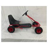 Kettler Pedal Go-Kart with Red Steel Frame, 36×23 Inches