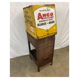 Vintage Anco Windshield Wiper Blades 15×48 Metal Display Cabinet