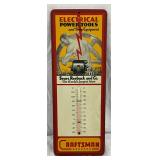 Craftsman Sears Roebuck Metal Advertising Thermometer, 6in x 17in