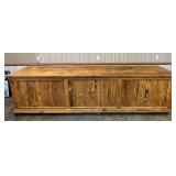 12FT. PINE COUNTRY STORE CABINET 