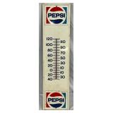 Pepsi Metal Wall Thermometer, 8 x 28 Inches
