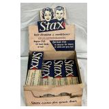 Stax Hair Dressing & Conditioner Store Display with Original Packaging