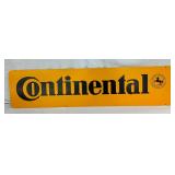 Double-Sided Continental Metal Sign, 48in x 12in