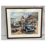 Framed Print ‘Woodies Across America’ by Artist Angela Holt Newman, 1999