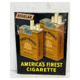 Metal Embossed Philip Morris Cigarette Advertising Sign, 16×20 Inches