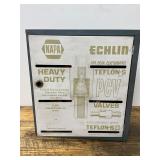 Metal NAPA Echlin PCV Valve Storage Cabinet with Partial Contents