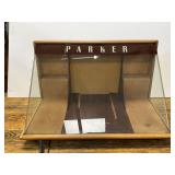 Parker Glass and Wood Countertop Display Case, 29 x 18 x 18 1/2 Inches
