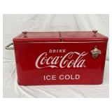 Metal Coca-Cola Cooler with Bottle Opener