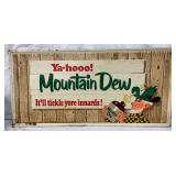 ORG.YA-HOO! Mountain Dew Sign, 35×18 Inches