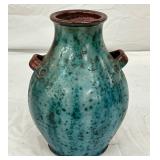 Ben Owens III Pottery Jar w/handles, 7x9 